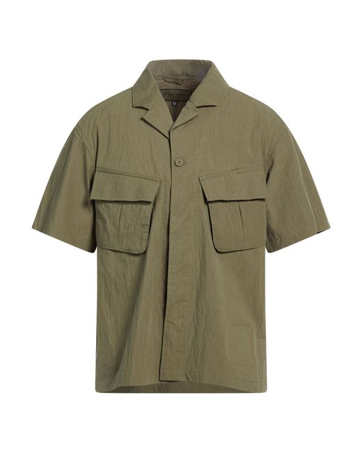UNIFORM BRIDGE & CO. Green Shirts for men