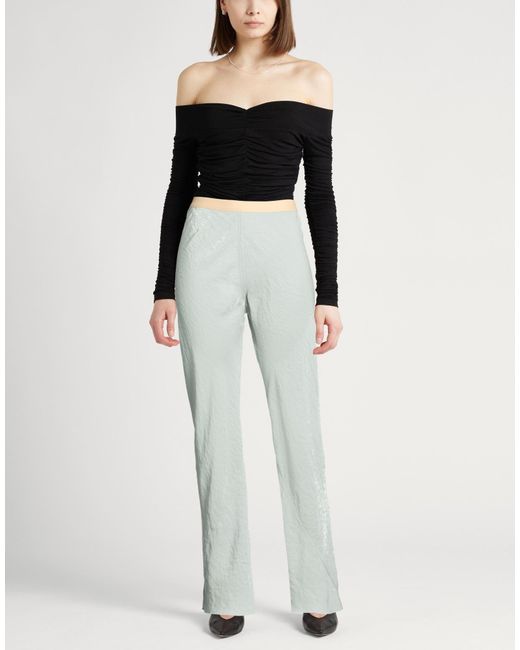 Jucca Gray Slate Pants Viscose, Polyester