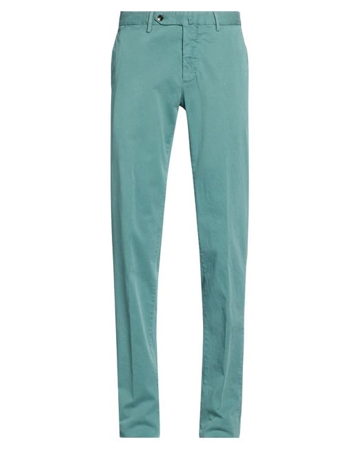 PT Torino Blue Pants Cotton, Elastane for men