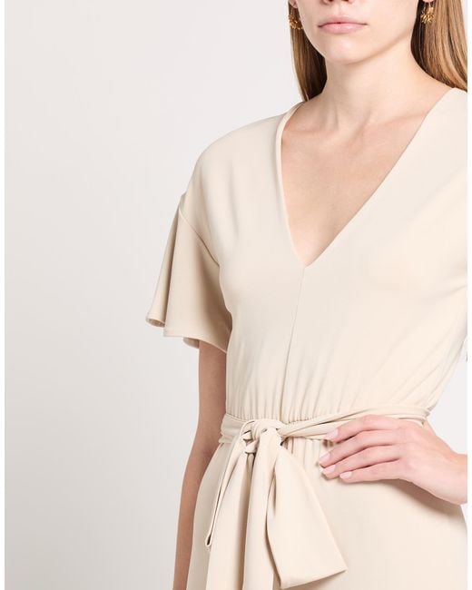 Kaos Natural Ivory Jumpsuit Acetate, Polyamide, Elastane