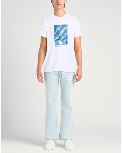 Bikkembergs Blue T-Shirt Cotton, Elastane for men