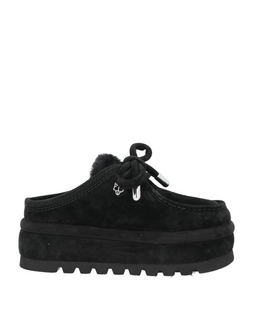 Naked Wolfe Black Mules & Clogs