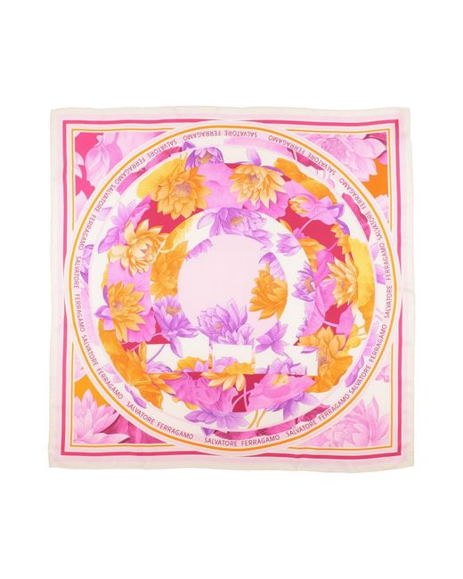Ferragamo Pink Scarf