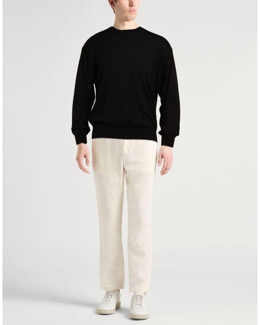 Herno Black Sweater Wool for men