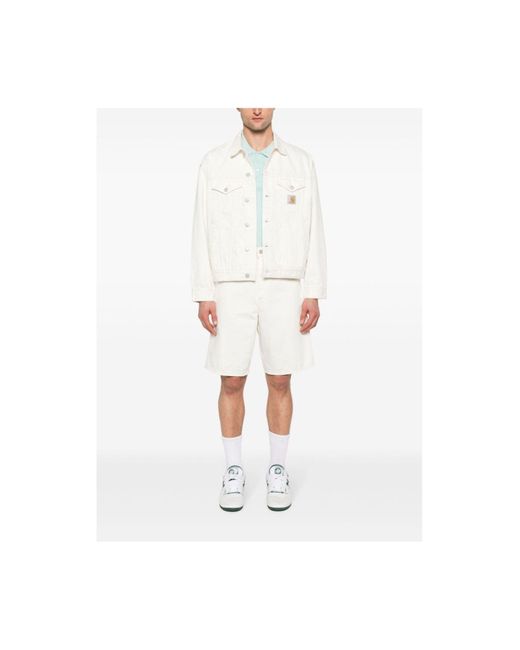 Manteau en jean Carhartt pour homme en coloris White