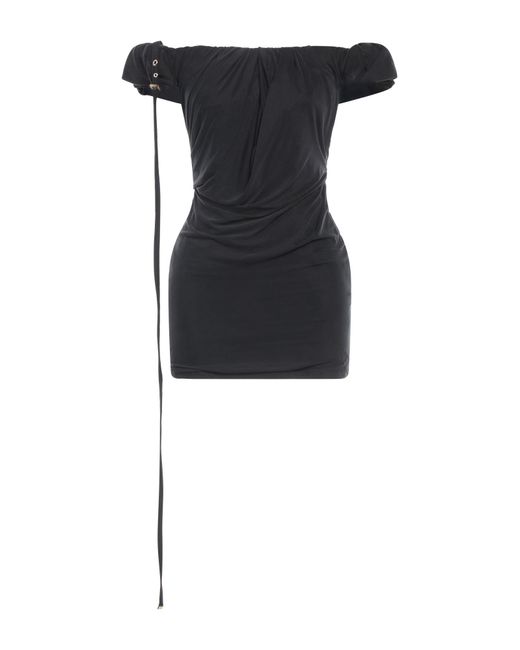 Robe courte Jacquemus en coloris Black