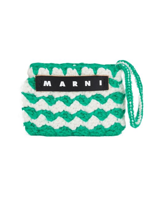 Marni Green Portemonnaie