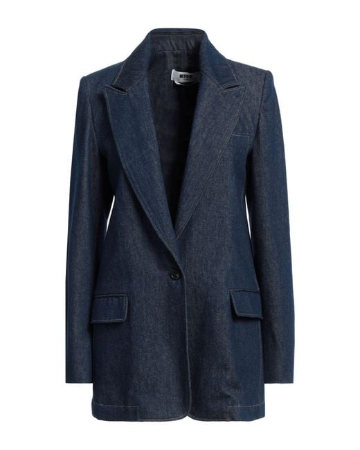 Blazer MSGM en coloris Blue