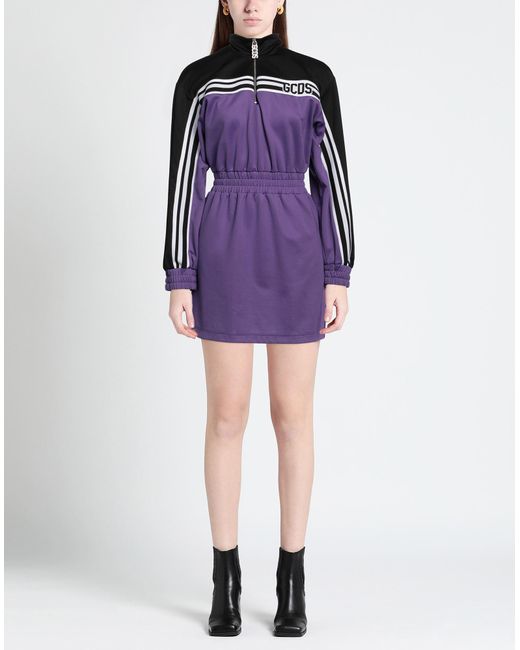 Gcds Purple Mini Dress