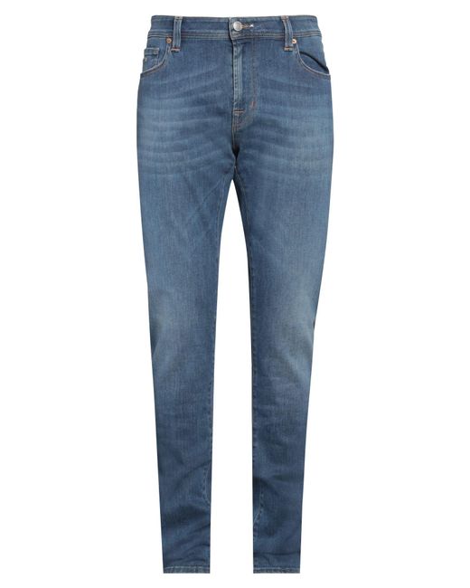 Tramarossa Blue Jeans Cotton, Elastomultiester, Elastane for men