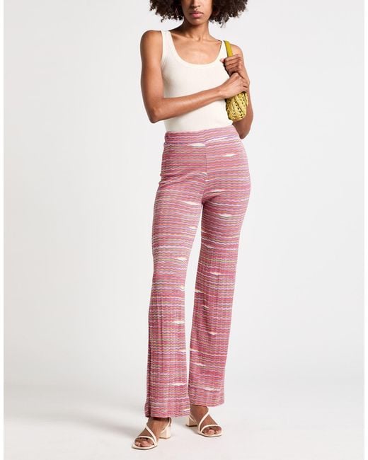 Aldo Martin's Pink Pants Bamboo, Viscose, Cotton, Polyamide