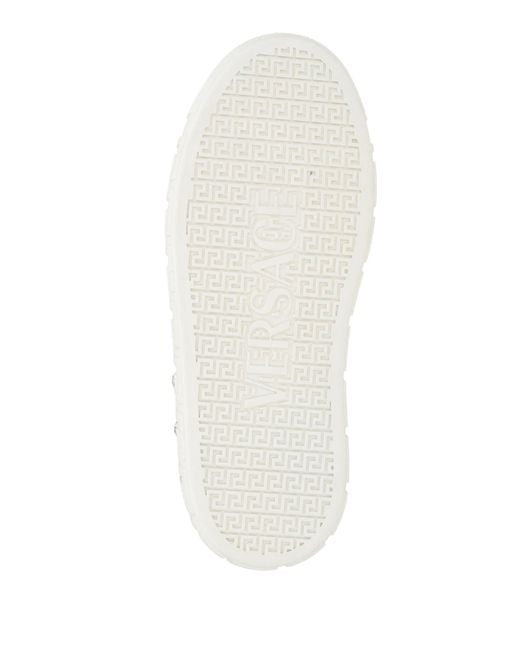 Versace White Sneakers Leather