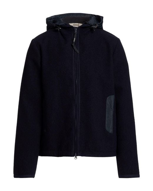 Aspesi Blue Jacket Virgin Wool for men