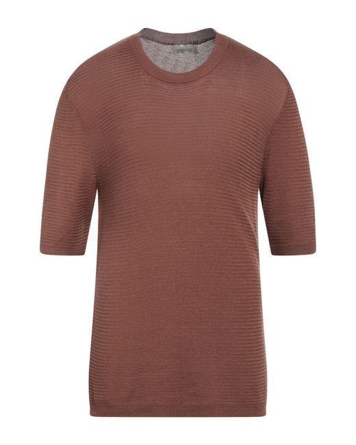 Laneus Brown Sweater Bemberg for men