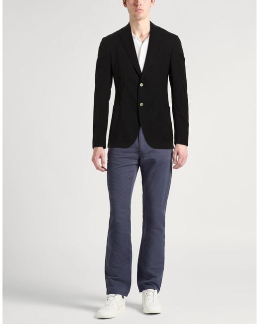 Tombolini Black Blazer Virgin Wool, Elastane for men