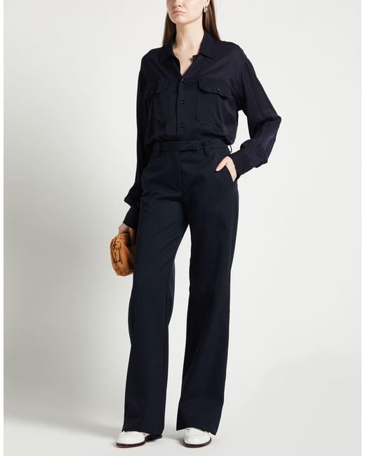 1989 STUDIO Blue Midnight Pants Virgin Wool