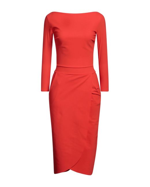 La Petite Robe Di Chiara Boni Red Midi Dress