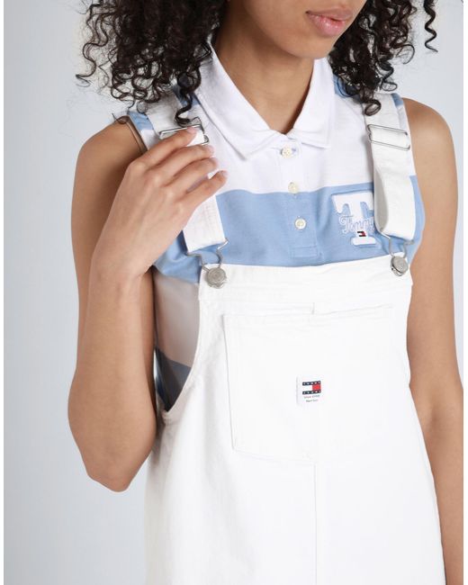 Tommy Hilfiger White Dungarees