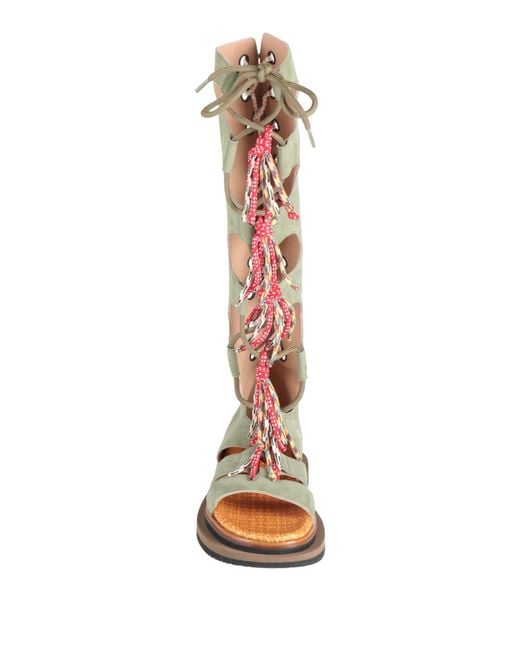 Hogan White Sandals Leather