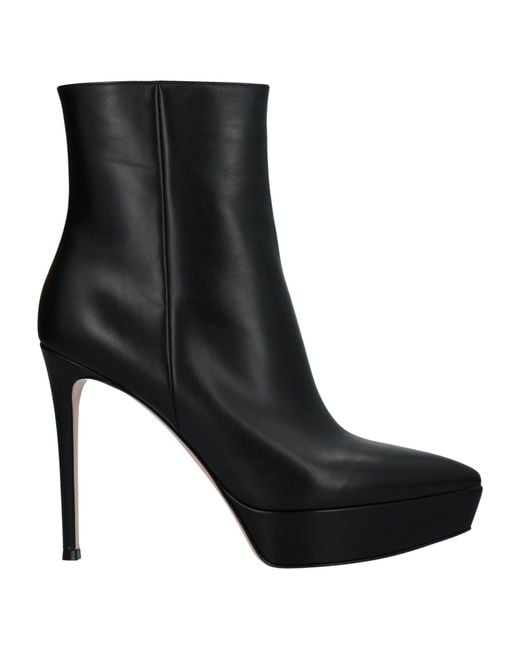 Gianvito Rossi Black Ankle Boots Calfskin