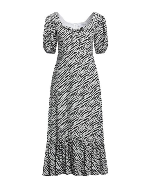 Faithfull The Brand Gray Midi Dress