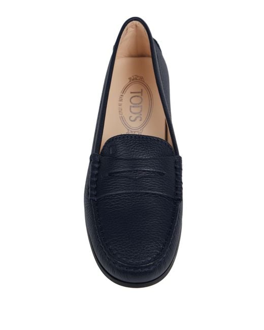 Tod's Blue Loafers