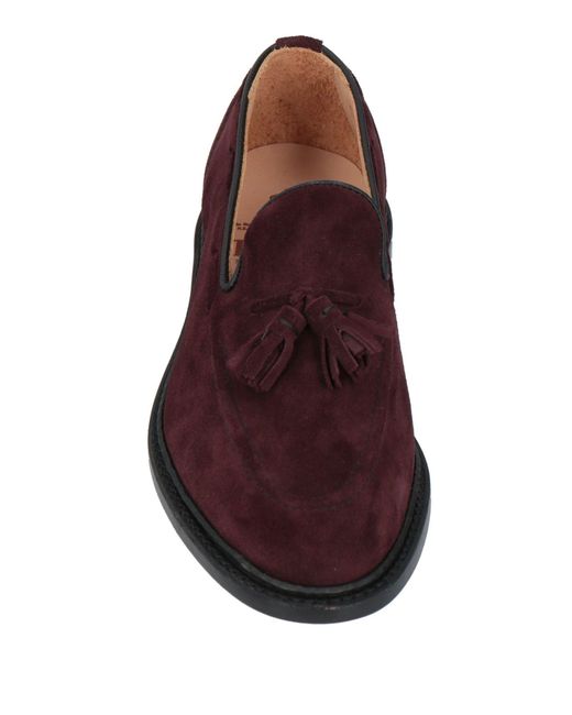 Tricker's Purple Loafers Leather for men