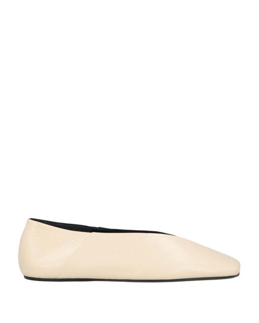 Jil Sander Natural Ballet Flats