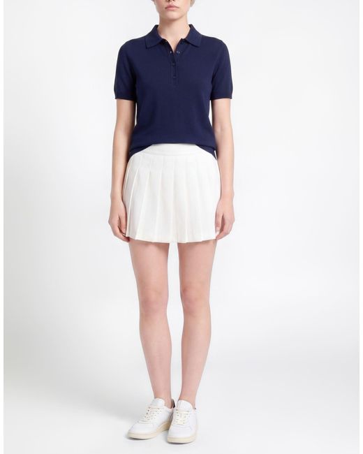 ViCOLO White Mini Skirts