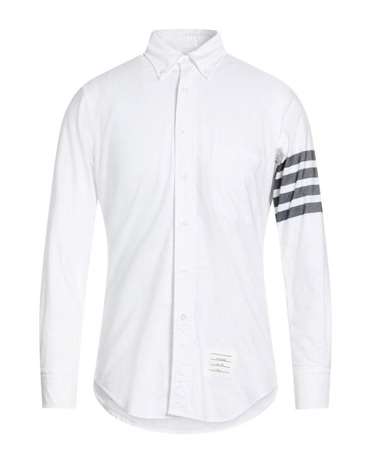 Thom Browne White Shirt Cotton for men