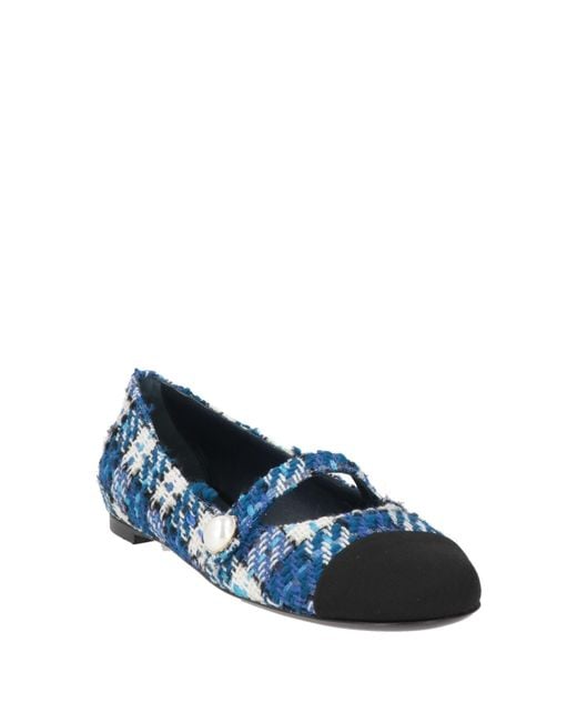 Roberto Festa Blue Ballet Flats