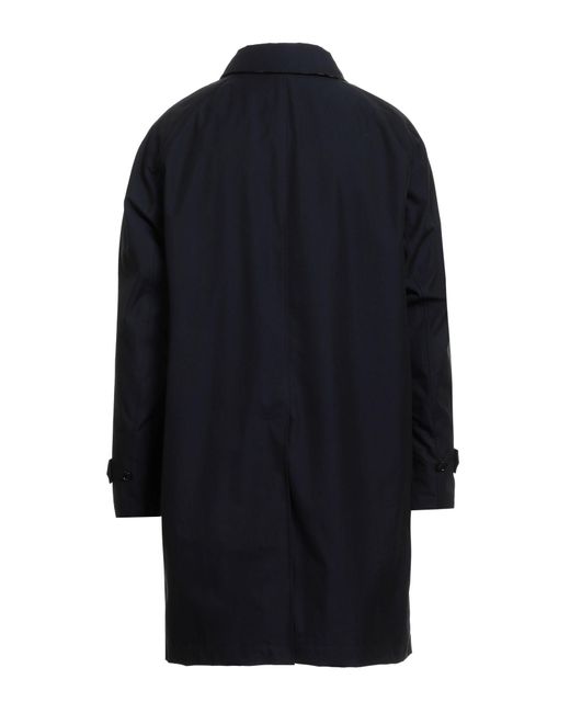 Burberry Blue Overcoat for men
