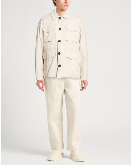 Tommy Hilfiger Natural Jacket Cotton, Polyamide for men