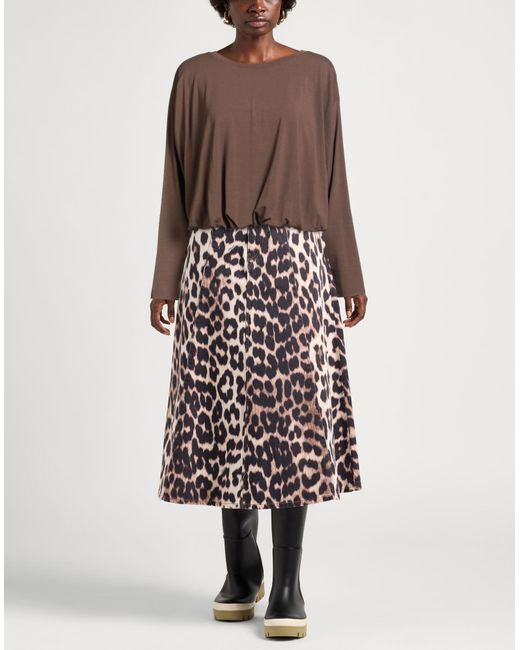Pinko Brown Dark T-Shirt Viscose