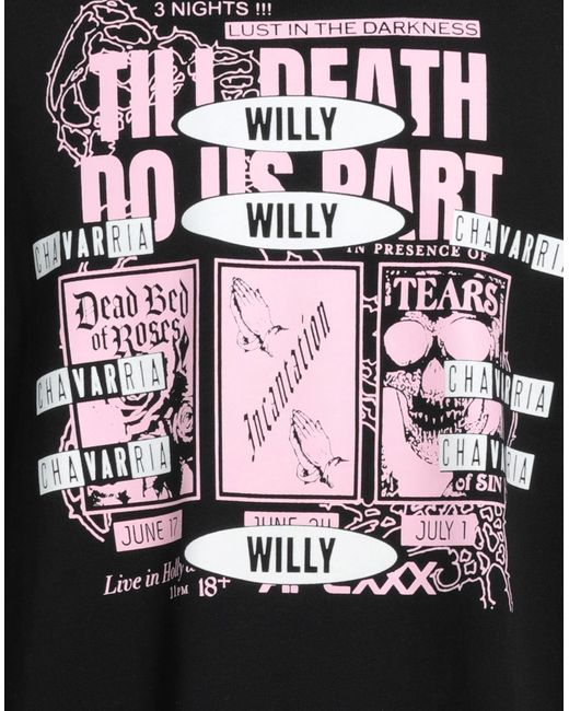 Willy Chavarria T-shirts in Black für Herren