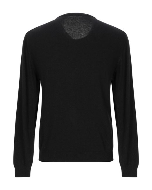 40weft Black Jumper for men