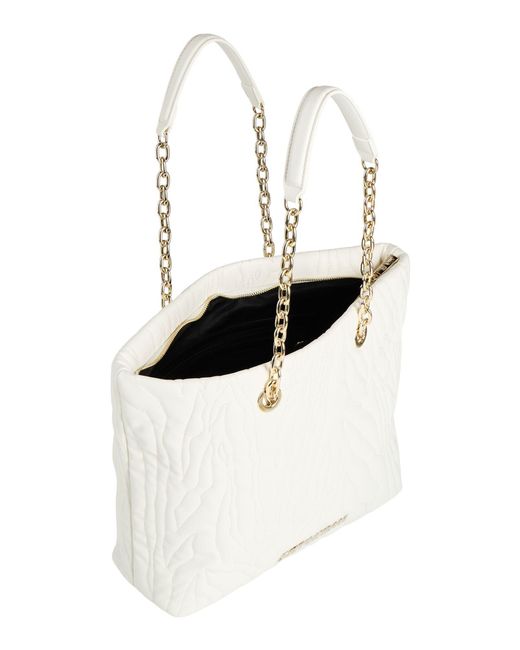 Just Cavalli White Handbags