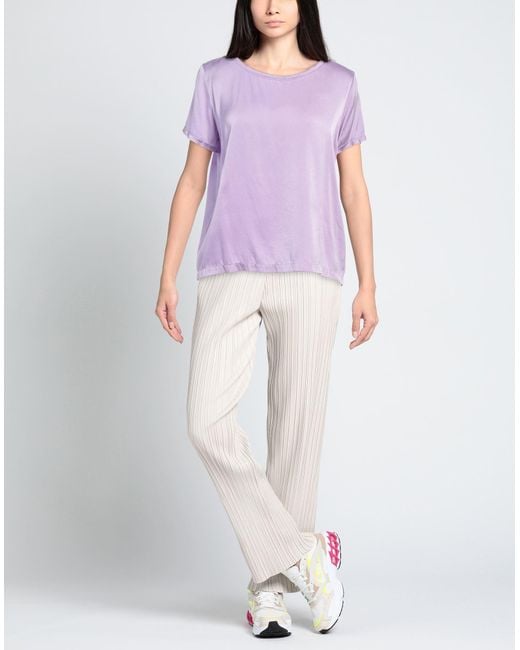 HER SHIRT HER DRESS Purple Top