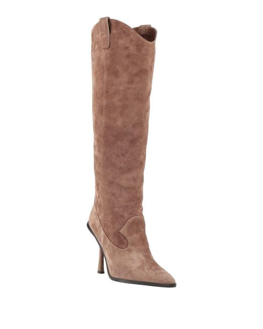 Aldo Castagna Brown Boot Leather