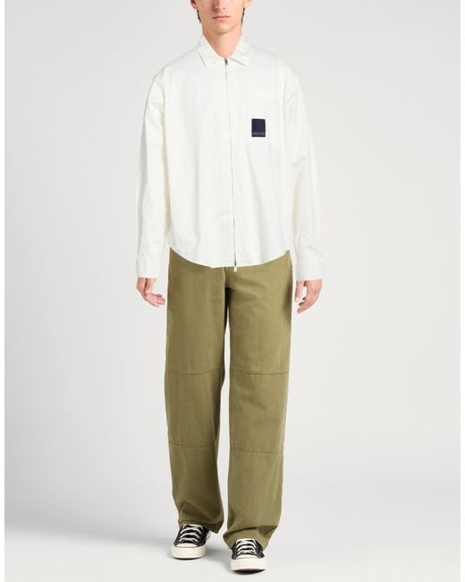 ARMANI EXCHANGE White Shirt Cotton, Elastane for men