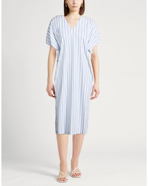 Peserico Blue Midi Dresses
