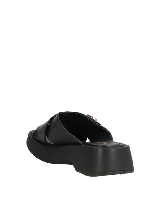 Emanuélle Vee Black Sandale