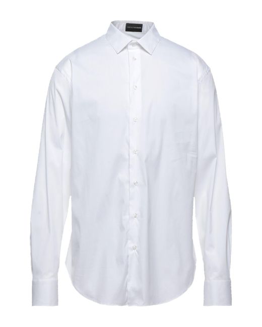 Emporio Armani Shirt in White for Men | Lyst