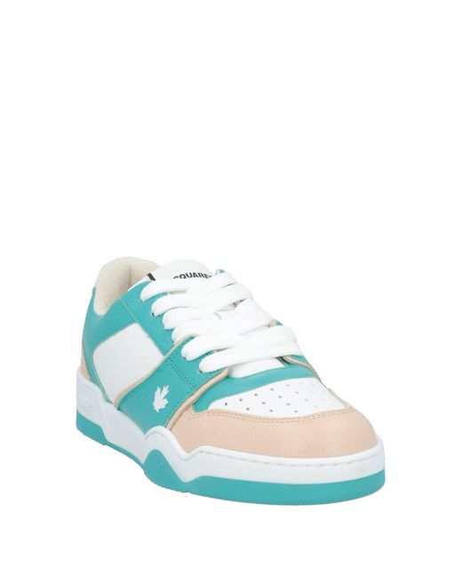 DSquared² Blue Sneakers Leather