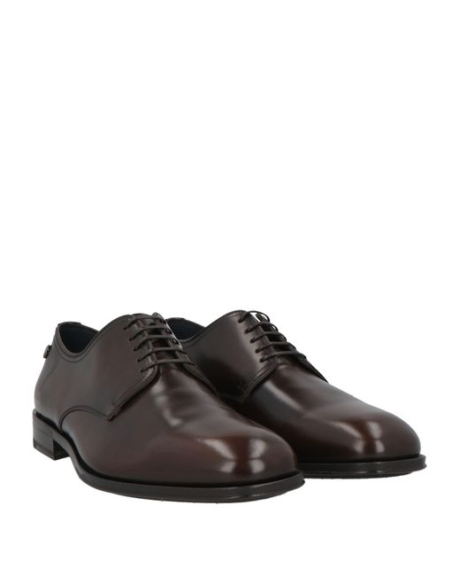 Ferragamo Brown Lace-up Shoes for men