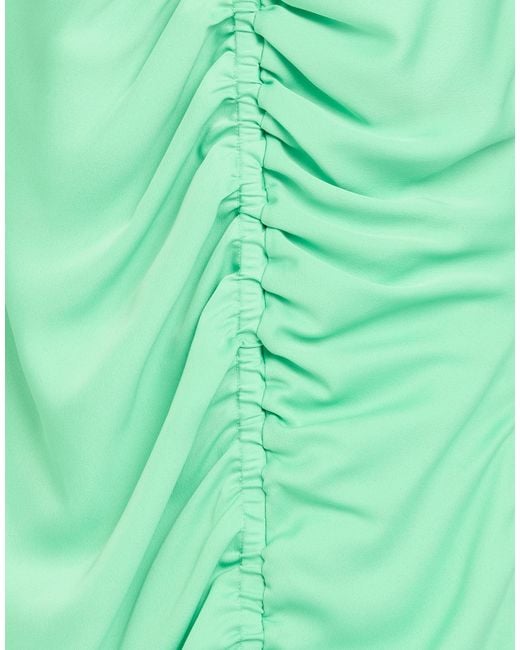 Pinko Green Midi Dress Polyester