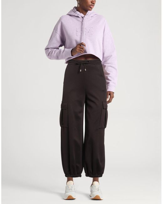Semicouture Brown Pants Polyester, Cotton