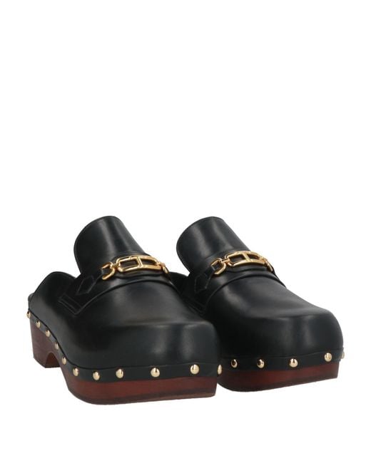 Tom Ford Black Mules & Clogs Calfskin