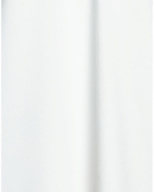 Nenette White Mini Dress Polyester, Elastane