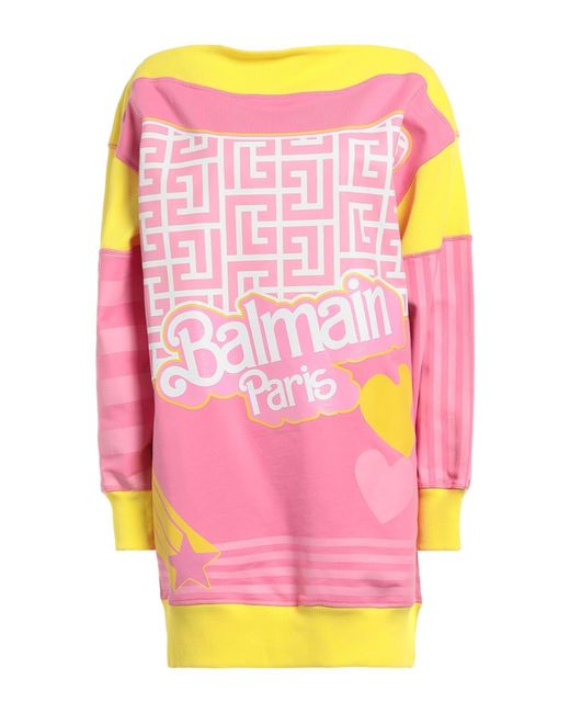 Balmain Pink Short Dress